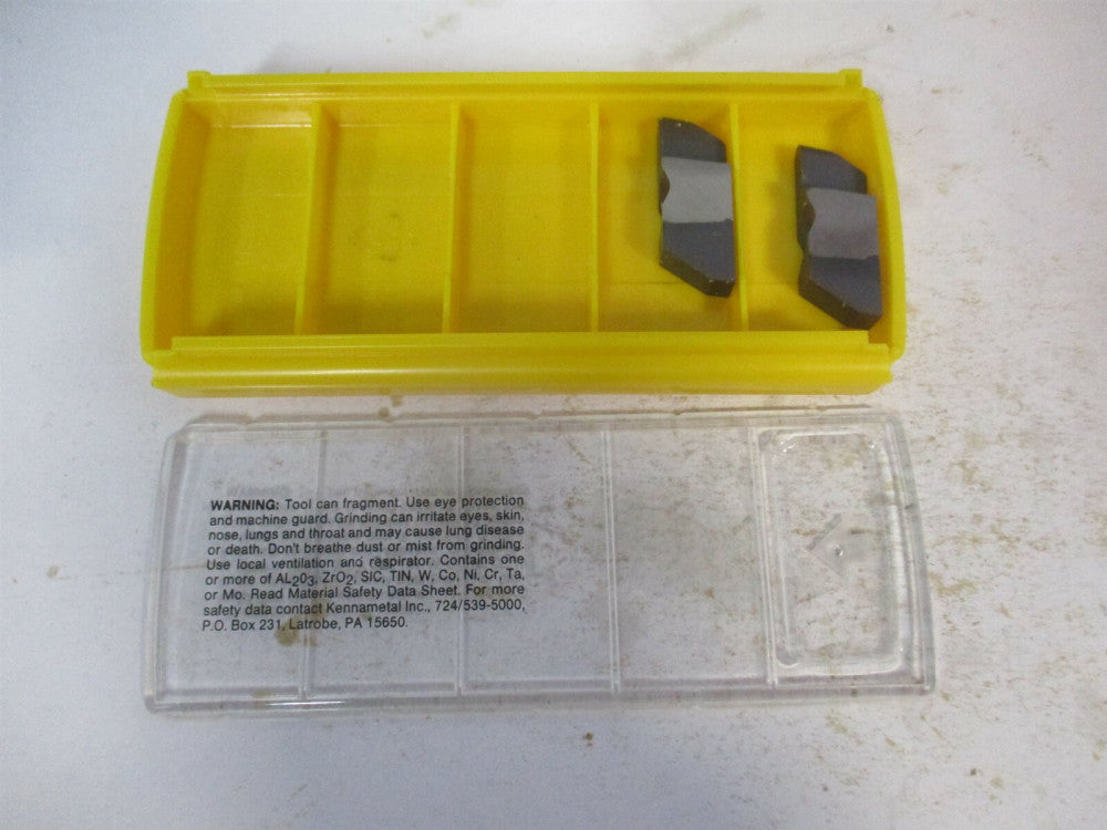 (1818864) NRD3062R KC5010 3.18mm x 6.35mm Carbide Grooving Insert - Pack of 2
