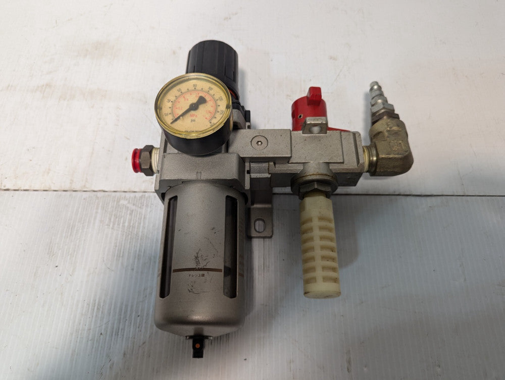 SMC Pneumatic- Regulator Assembly with NAW4000-N04 Regulator