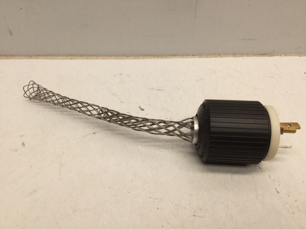 BRYANT L5-20 20A 125V Male Turn & Pull Plug W/ Strain Relief Grip