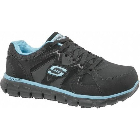 Skechers 76553 - Bkbl Sz 5.5Ew Women's 3 In Athletic Shoe, Alloy Toe, Black, 5