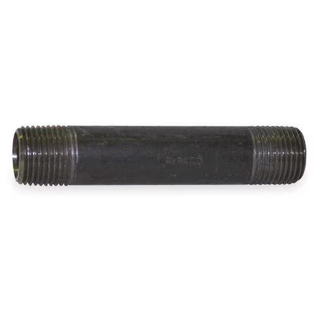 Zoro Select 82410 1/2" X 6" Black Pipe Nipple Sch 160