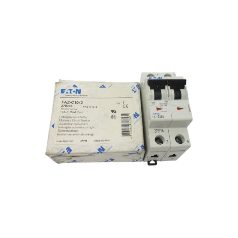 EATON FAZ-C10/2 278756 415V 10A NSMP