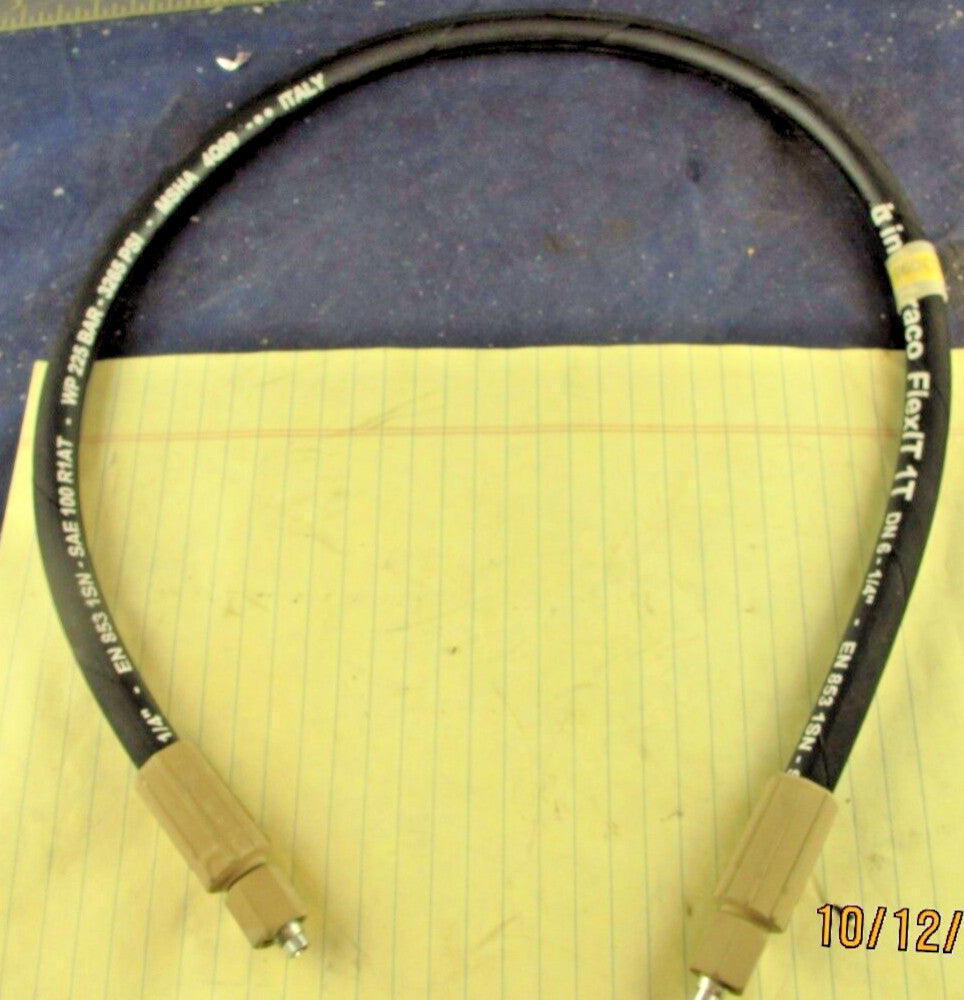 30” X ¼” No Skive Hose Assembly 3265 PSI EN853 1SN, 381-4 [Z3S4]