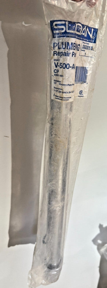 Sloan Repair Part V-500-A Vacuum Breaker 1-1/2" x 24-1/2" Chrome 0323016