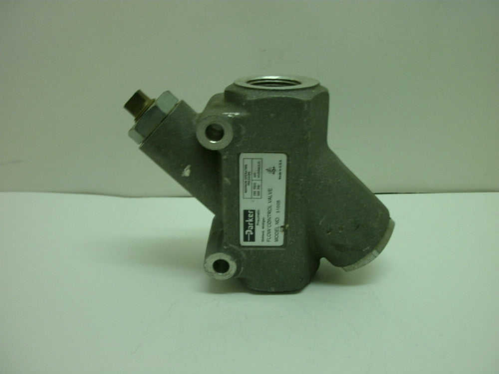 PARKER S100B FLOW CONTROL VALVE 250 PSIG AIR, 500 PSI HYDRAULIC NEW NO BOX