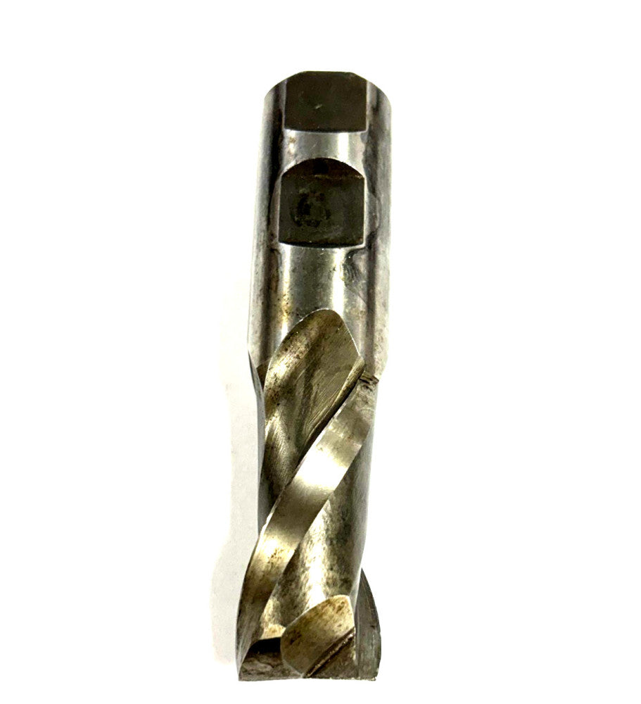 BRUBAKER SQUARE 0.895" END MILL, RH, HSS, SHANK DIA: 1",  LOC: 2", OAL: 4-1/4"