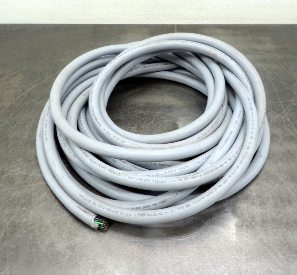 Lutze A3082025 Siliflex PLTC-ER Control Cable Wire Gray 35' 4"