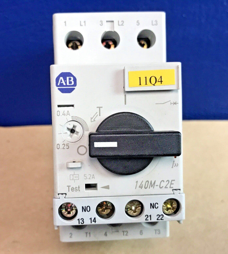 Allen Bradley 140M-C2E-A40 SER B Circuit Breaker W/ 140M-C-AFA11