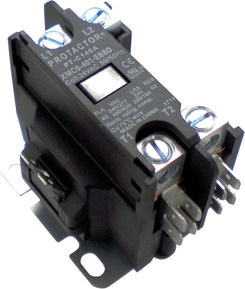 1 Pole 40 AMP Heavy Duty AC Contactor Replaces Virtually All Black 
