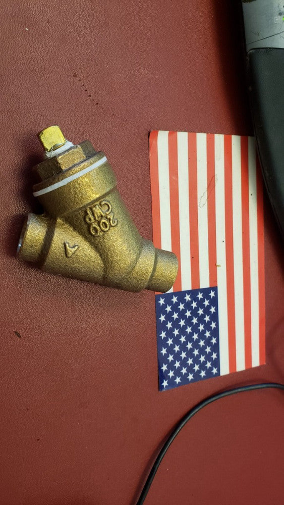 NIBCO Tapped Cap w Blow Off Plug 20-Mesh Y-Strainers S221A 1/2" ( G2-3D)
