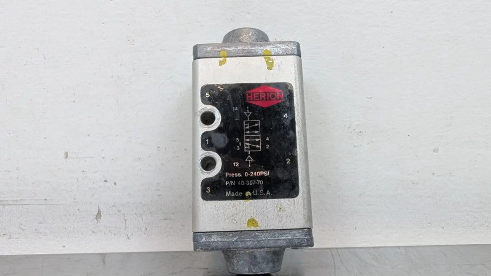 Herion 40-307-70 Air Pilot Directional Valve 5/2 Position 1/8" 0-240PSI