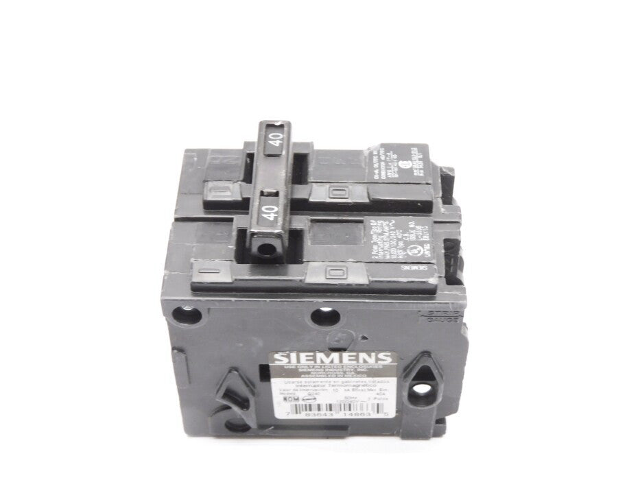 SIEMENS Q240 40A 120/240V (AS PICTURED) UNMP