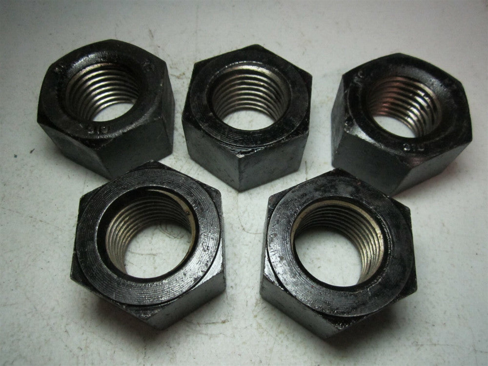 HIGTH 1-1/2 - 6 HHN Grade 2H Steel Right Hand Heavy Hex Nut - Pack of 5