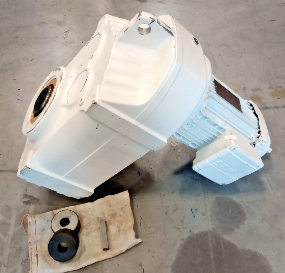 SEW EuroDrive FA77/G-DRN80M4 x 142.27 Used Gear Motor 1751/12rpm Ratio 142.27:1
