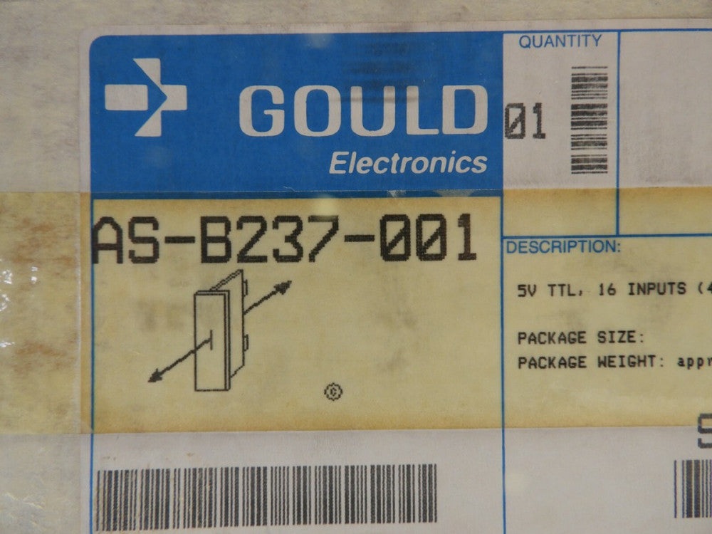 GOULD AS-B237-001 INPUT MODULE +5VTTL NOS