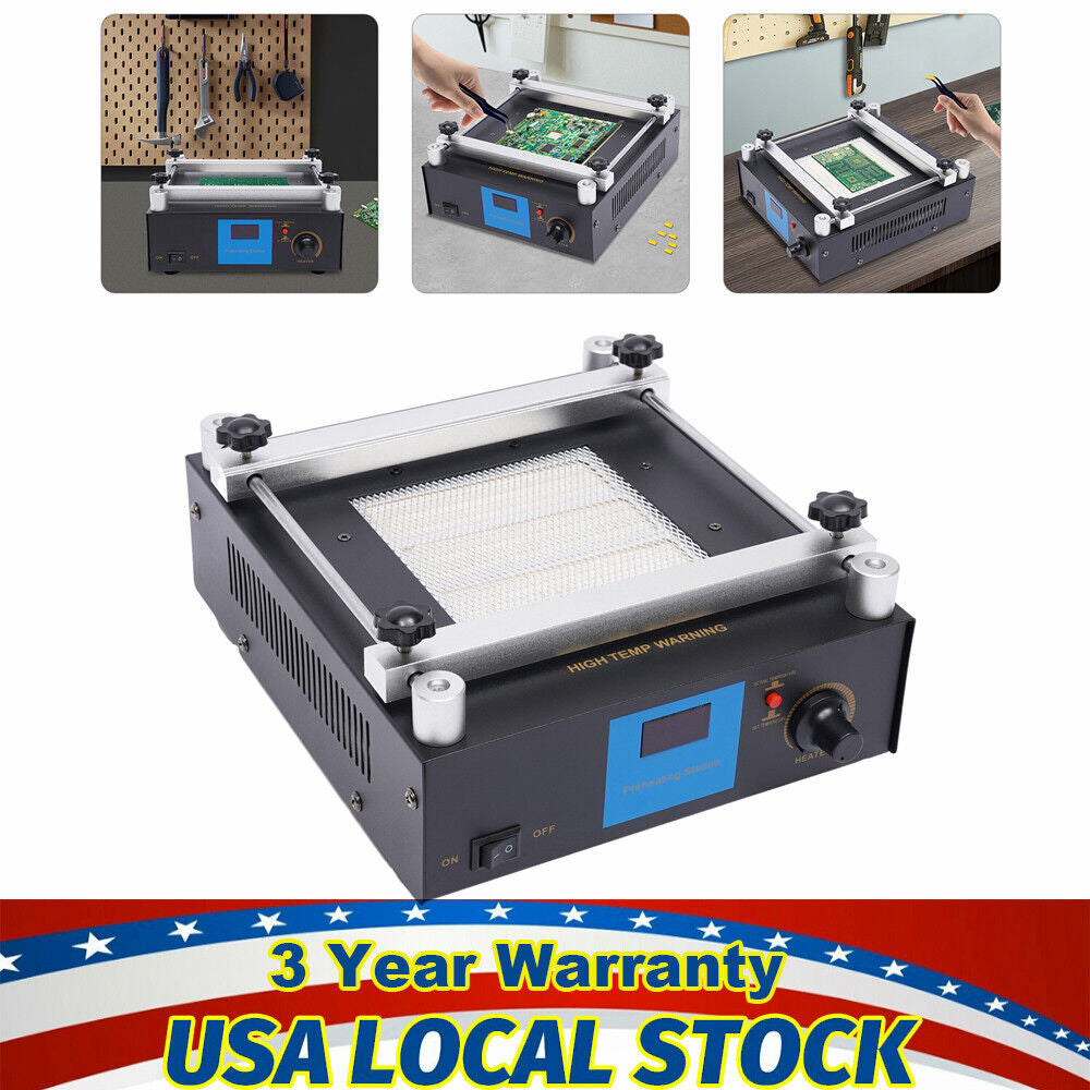 YIHUA 853A Infrared Preheater BGA Rework Station Preheating Station 450W TOP