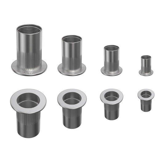 100 PCS #6-32 18-8 A2304 Stainless Steel SAE Rivet Nuts for Home Auto Shop