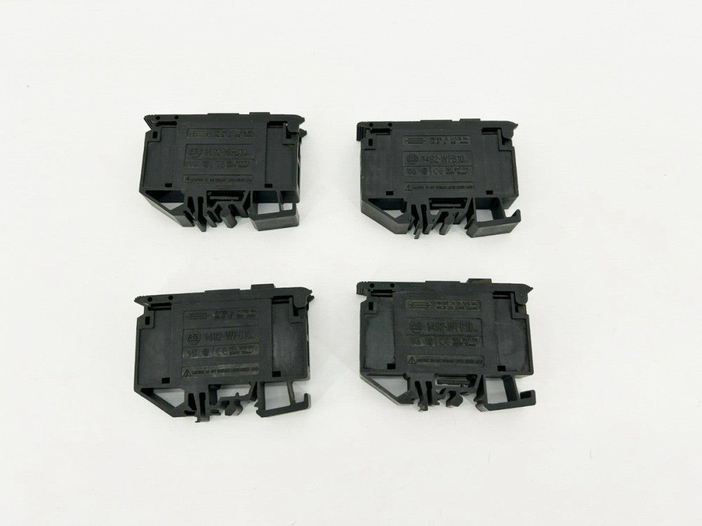 Lot of 4 New Allen Bradley 1492-WFB10 Fuse Block Holders