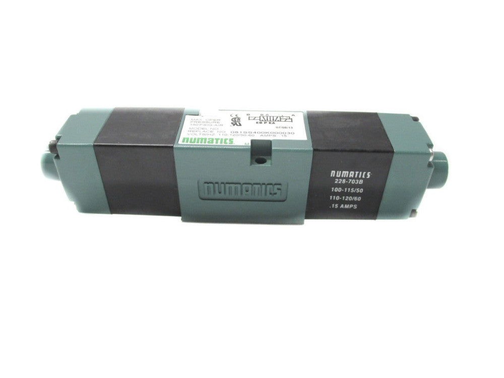 NUMATICS 081SS400K000030 110-120V .15A 150PSI NSNP