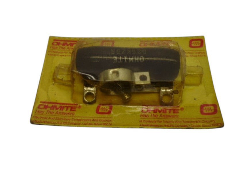 OHMITE 210 RESISTOR 25W 25OHMS D25K25R NSMP