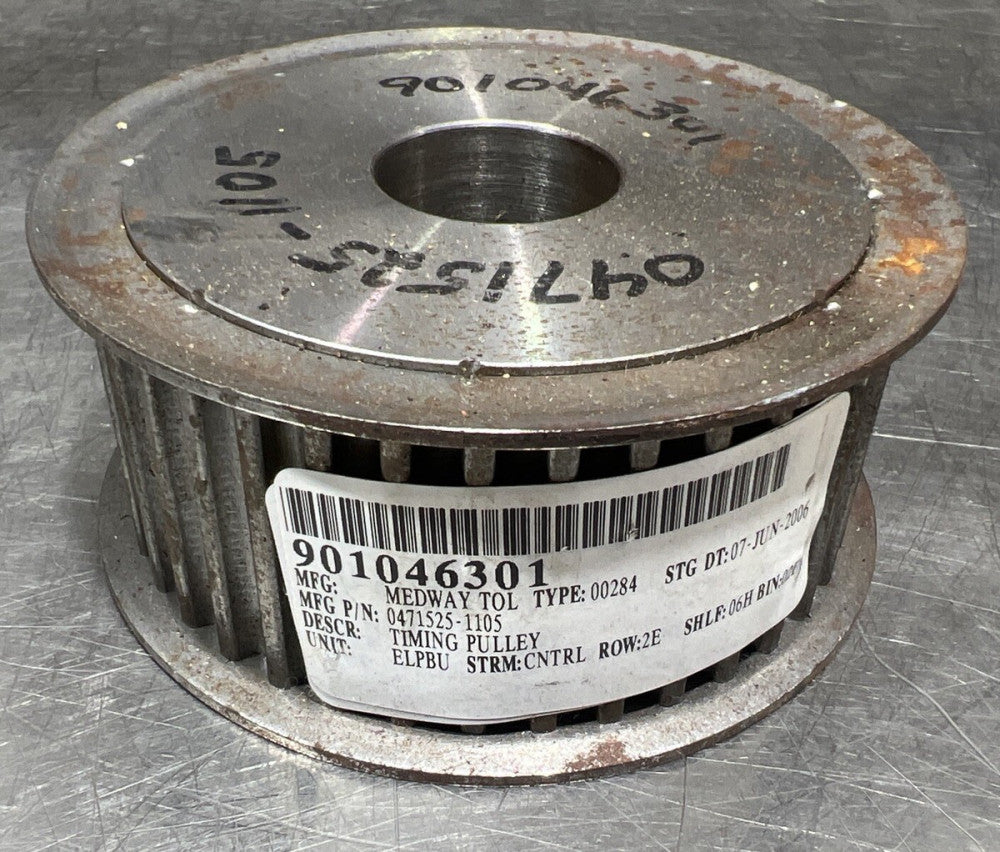 Nos Surplus Medway Tol 0471525-1105 Timing Belt Pulley/Sheave