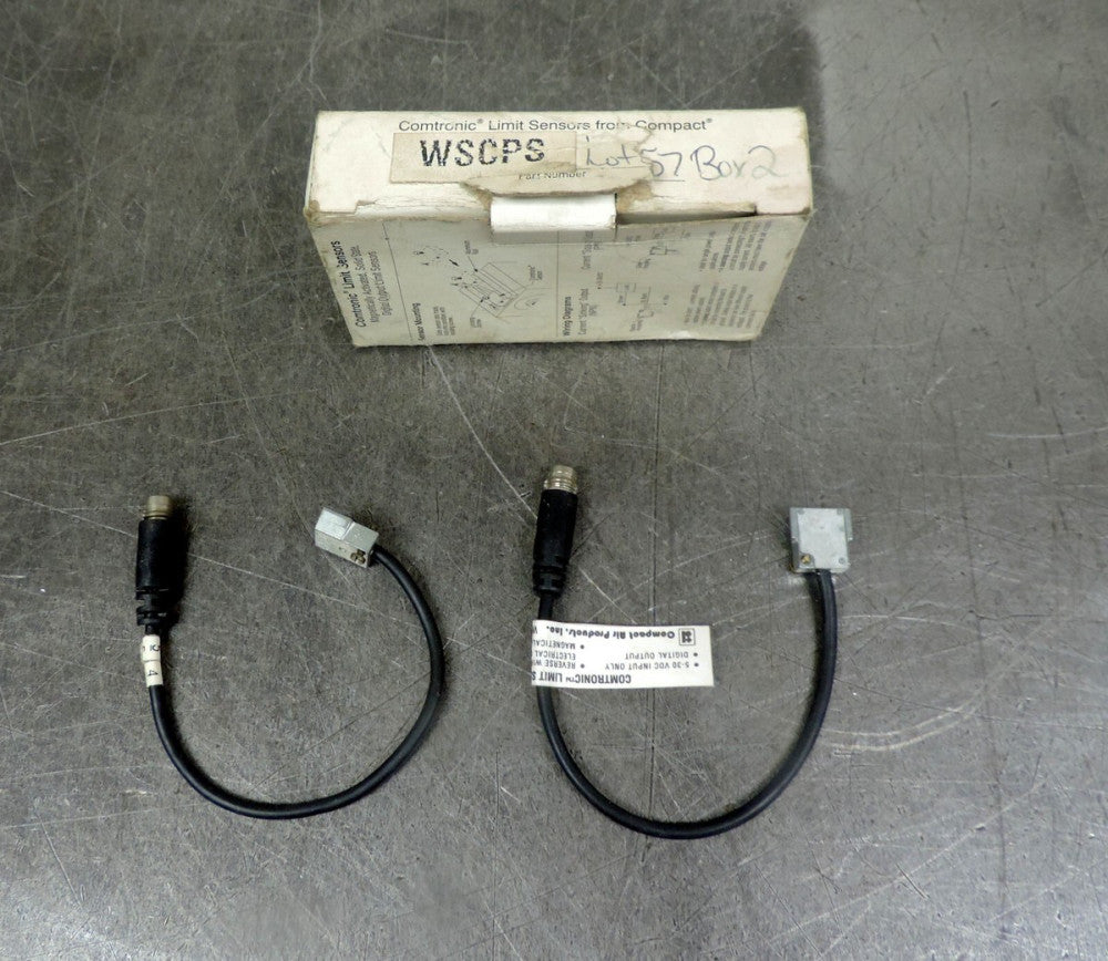 Compact Air Products Comtronic WSCPS Digital Output Limit Sensor Lot of Two (2)