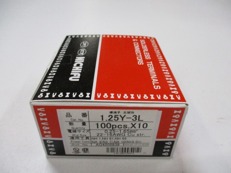 NICHIFU 1.25Y-3L (PKG OF 1,000) NSFS