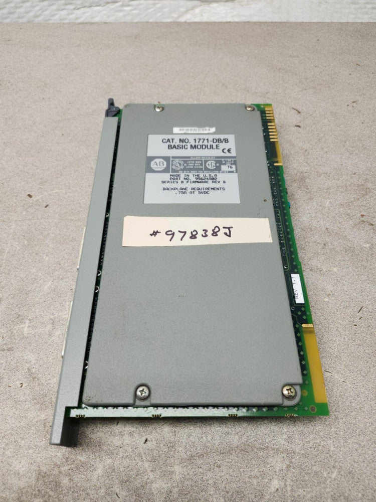 USED ALLEN BRADLEY BASIC MODULE 1771-DB/B
