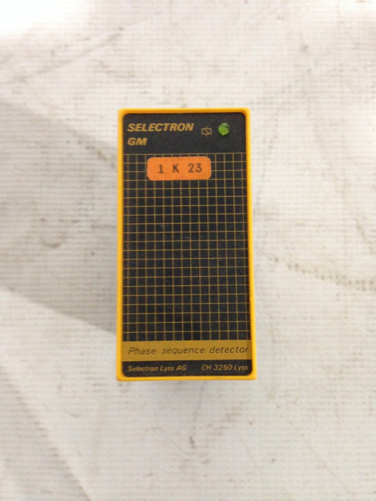 Selectron GM-P1 Phase Sequence Detector 3PH 380-415VAC