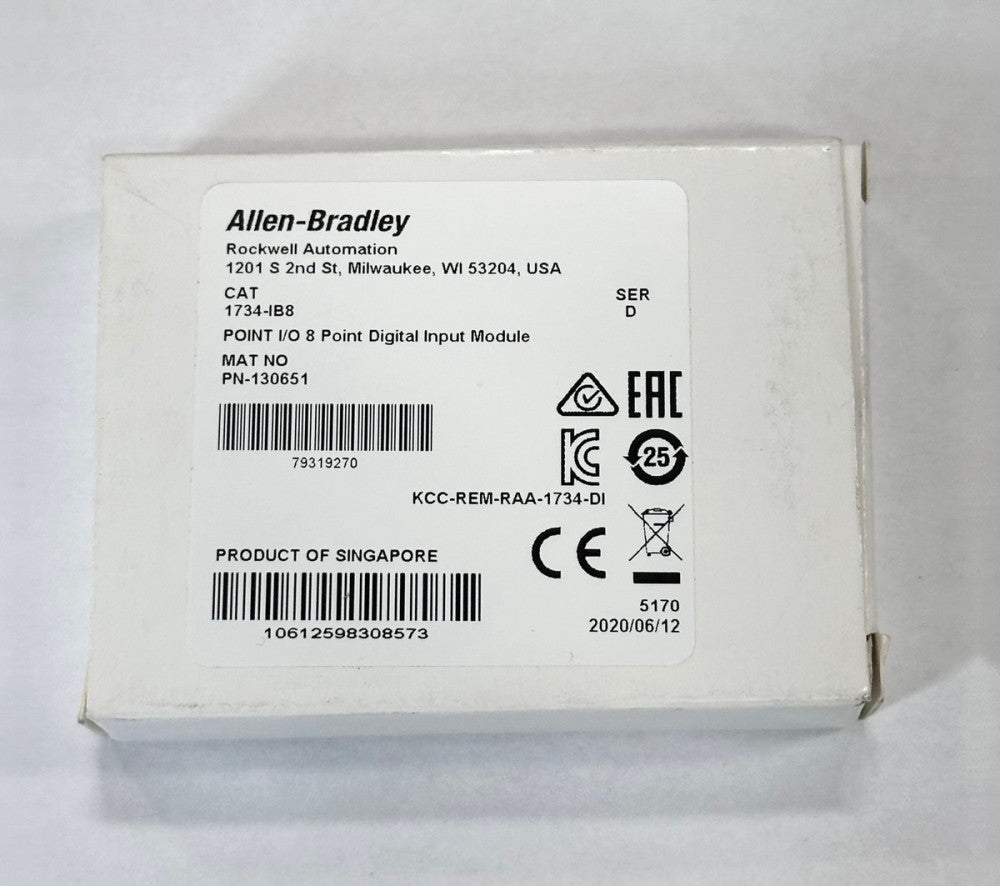 Allen-Bradley 1734-IB8 SER.D Digital Input Module 