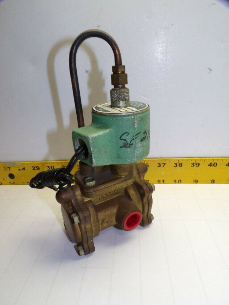 NEW ASCO AIR VALVE 115 VAC COIL 1/2" PIPE 10.5 WATT 10-100 PSI  SK-1955-3