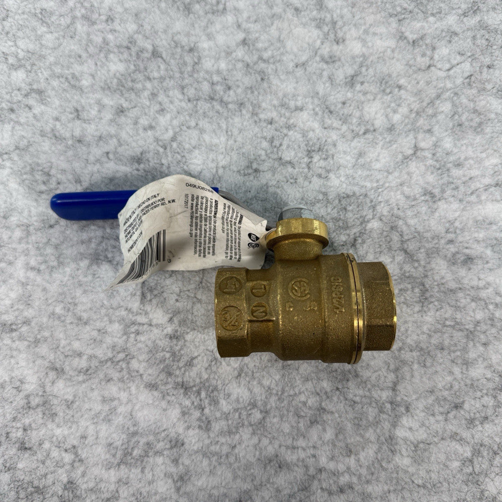 Everbilt Standard Port Ball Valve Lead Free Brass 3/4" Comp x 3/4" Comp 021