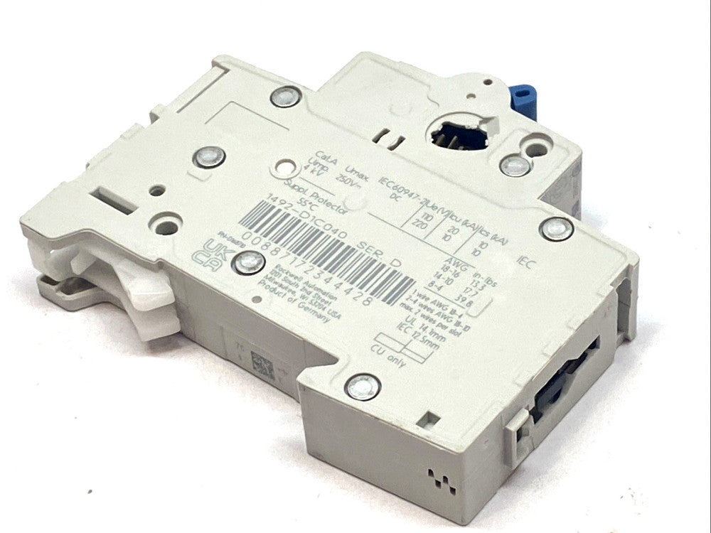 Allen Bradley 1492‑D C 4A Trip‑Curve C Mini Circuit Breaker
