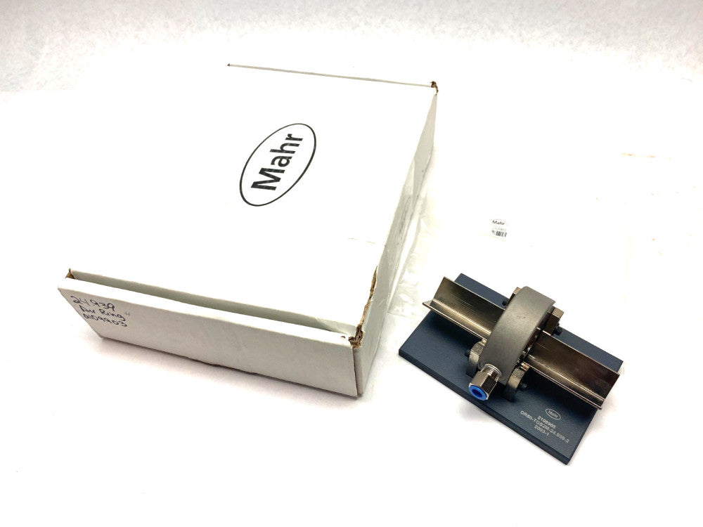Mahr 2109903 Dimensionair Air Ring Gauge 2-Jet DR50-TGS2M-24.939-1 w/ Base Plate