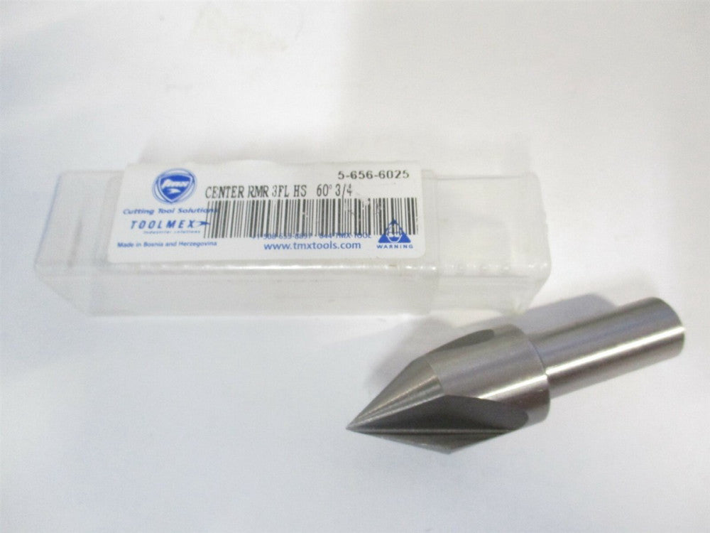 TMX (5-656-6025) 3/4" x 1/2" x 2-5/8" OAL HSS 3-Flute Center Countersink