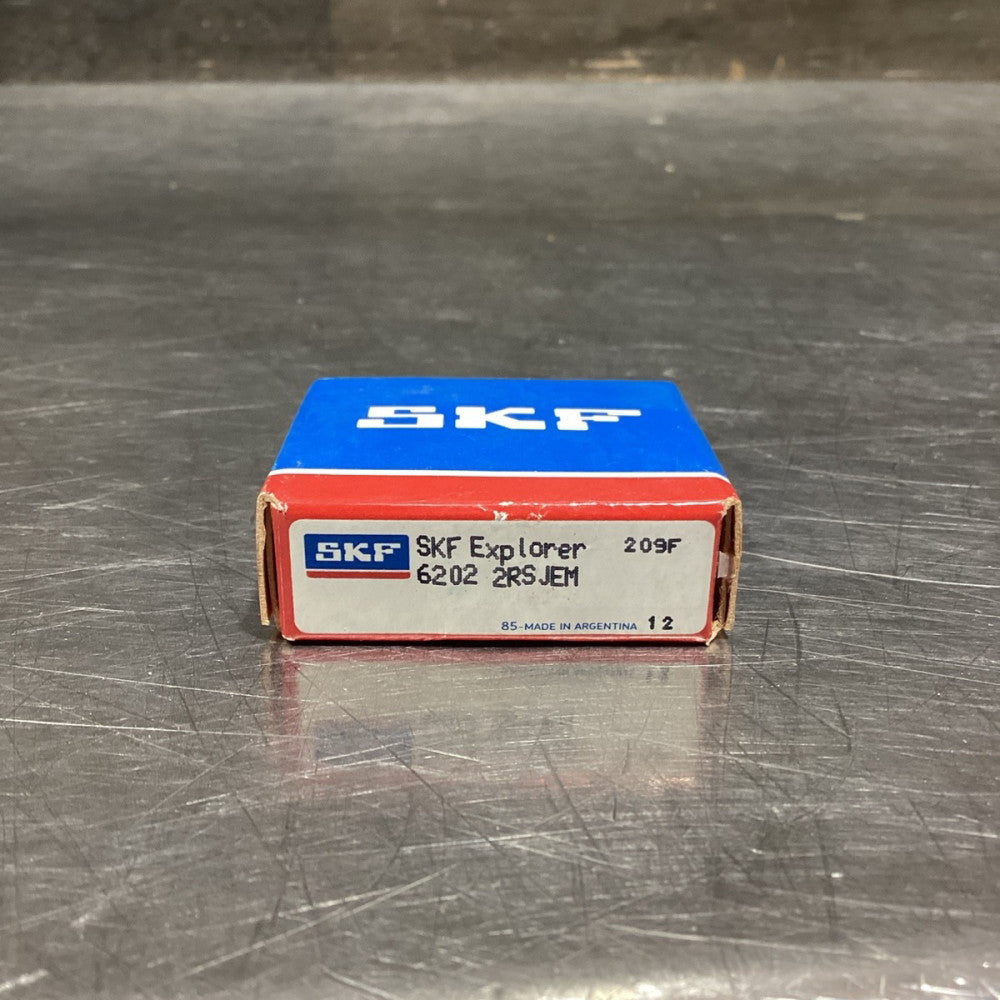 SKF 6202 2RSJEM Radial Deep Groove Ball Bearing, NOS