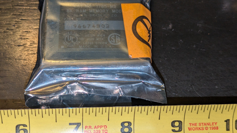 (1) Allen Bradley 1785-MS 8K RAM Module 96674801 96674802 96674803 NEW