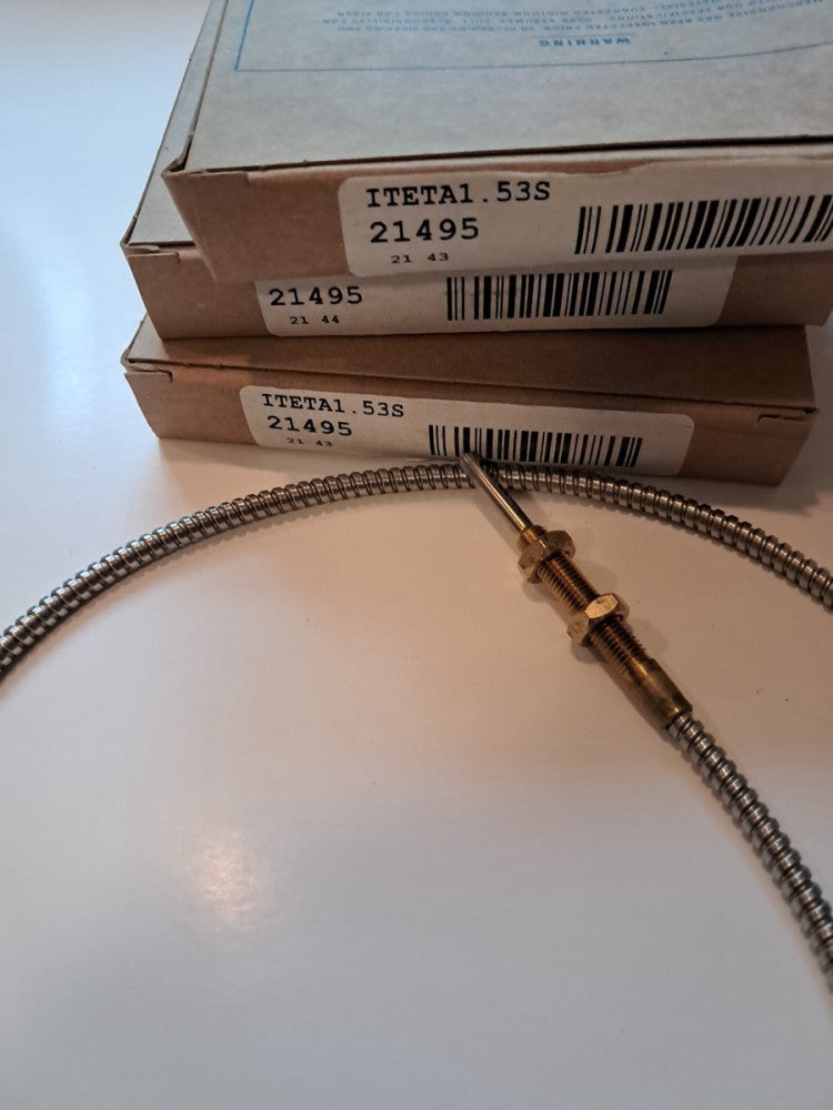 Lot Of 3 Banner ITETA1.53S High Temperature Glass Fiber Optic 21495