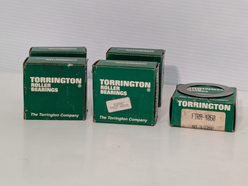 Lot of 5: Torrington Roller Bearings FTRA-4060 Steel Thrust Washers, 0320041
