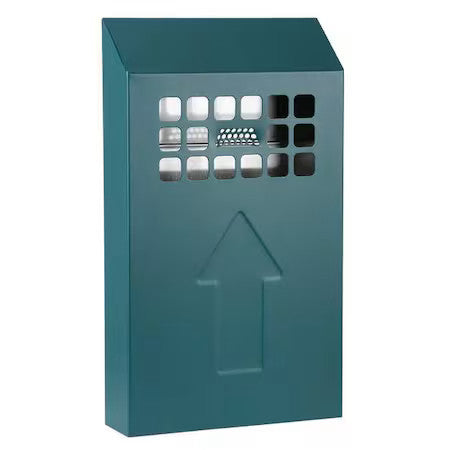 No Butts Bin Co Nbb03 Cigarette Receptacle,1/2 Gal.,Green