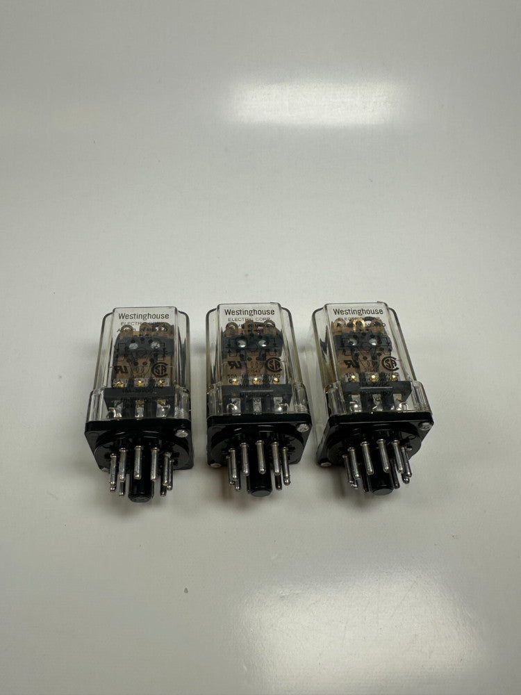 Westinghouse MRP3P24DC Coils (3) 24VDC 11 Pin 10A (Lot of 3) New Fast Ship