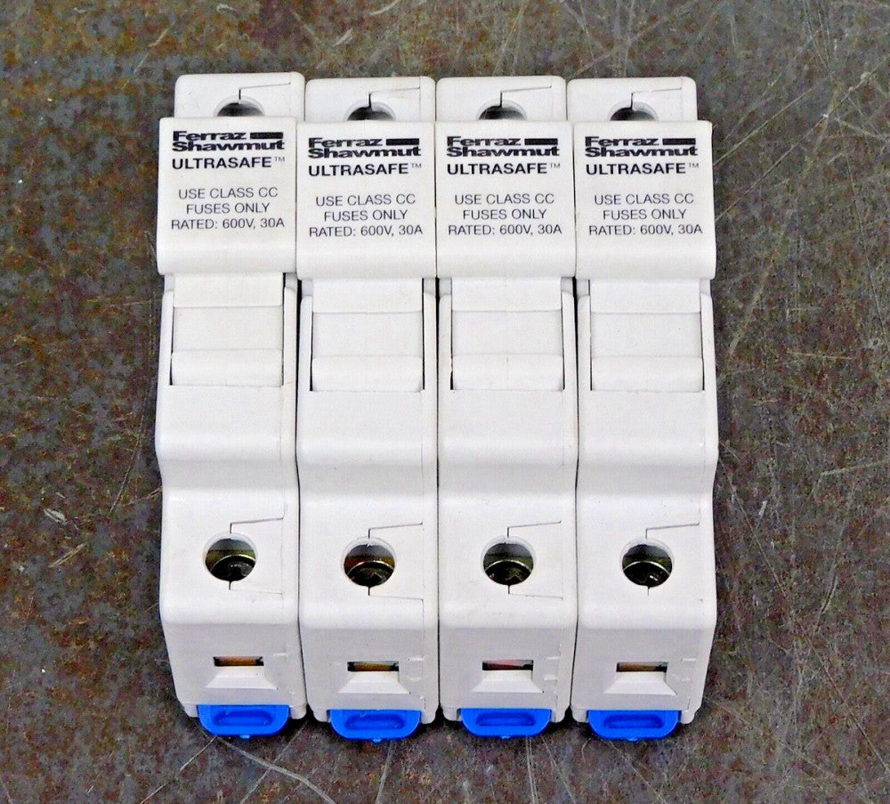 Ferraz Shawmut USCC1-B213441 Ultrasafe Fuse Holder 600V 30 A 75°C Lot of Four(4)