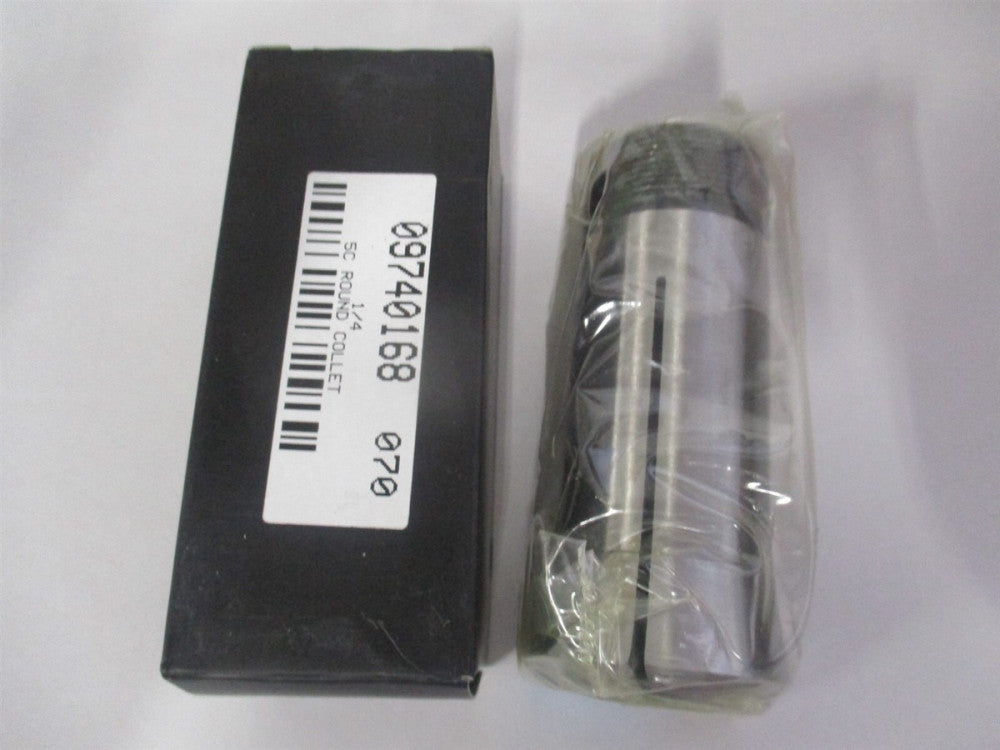 (230-4116) 1/4" x 3.28" OAL 0.0005 Inch TIR 5C Steel Round Collet 