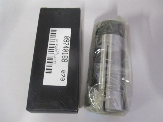 (230-4116) 1/4" x 3.28" OAL 0.0005 Inch TIR 5C Steel Round Collet 