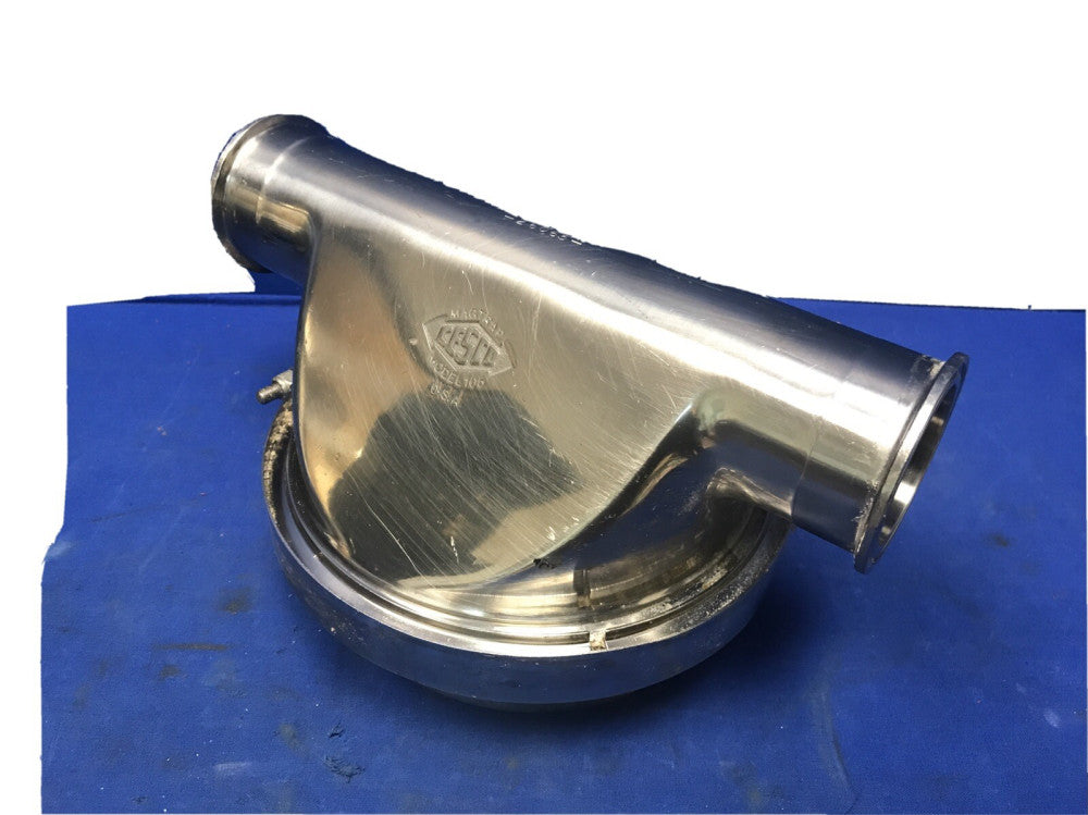 CESCO MAGTRAP 105 MAGNETIC SEPARATOR 6"DIA With 2" TRI-CLAMP CONNECTION