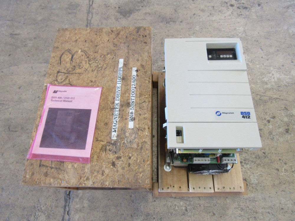 MAGNETEK DSD-412 DC DRIVE 53ST1001-2A00 575VDC 173A 100HP NEW IN CRATE !! M/O !!
