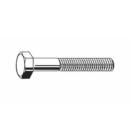 Zoro Select N04360.043.0500 Grade 8, 7/16"-20 Hex Head Cap Screw, Zinc Yellow
