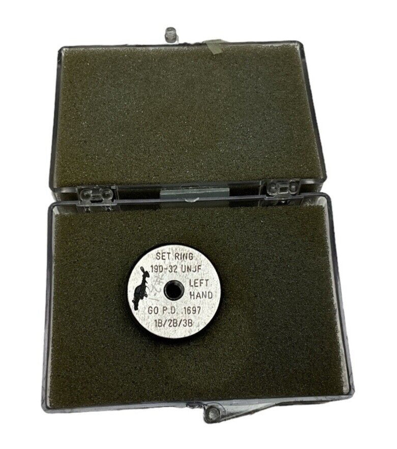JOHNSON GAGE  .190-32 UNF  .1697  SET RING / L. H.
