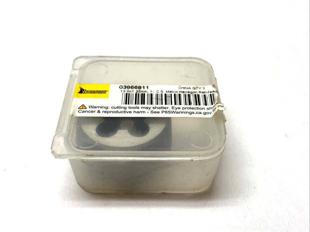 Interstate 03866811 Metric Hexagon Rethreading Die Carbon Steel 12.0 x 1.25mm