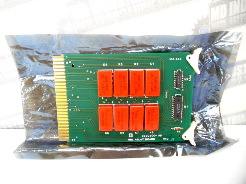  832C300-06 - REV A - INPUT MRL RELAY BOARD - 300-04-B (NEW in BAG)